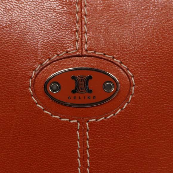 CELINE Hand Bag Leather Brown Auth bs21054 - Picture 14 of 16